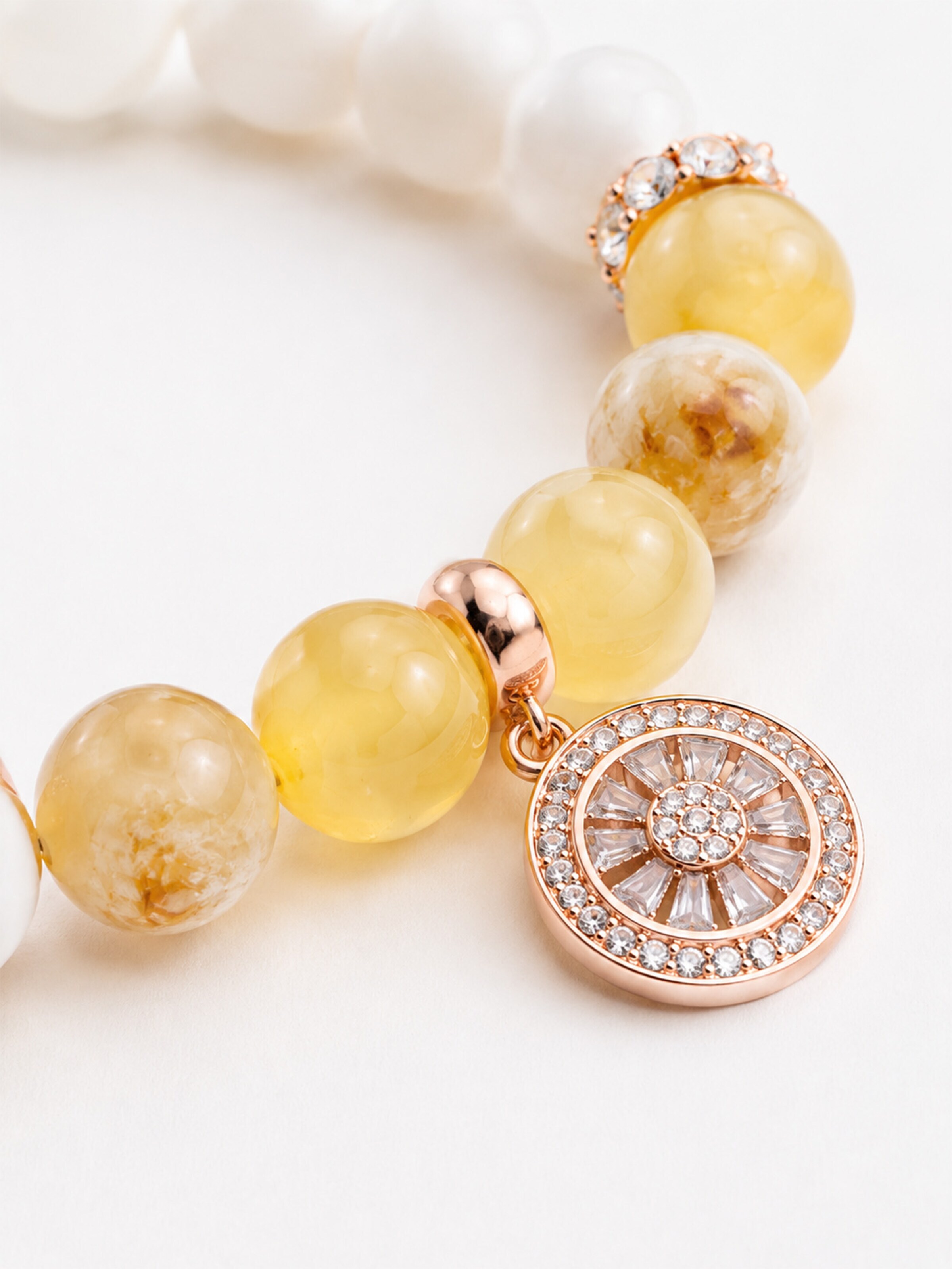 Secret Stones Bracelet 'Dual Energy' in White