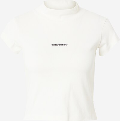 CONVERSE T-Shirt 'WORDMARK' in elfenbein / schwarz, Produktansicht