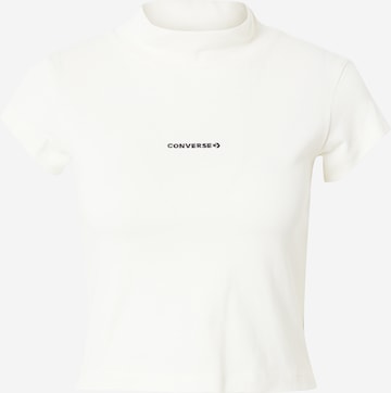 CONVERSE Shirt 'WORDMARK' in Beige: voorkant
