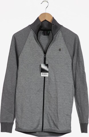 G-Star RAW Sweatshirt & Zip-Up Hoodie in M in Grey: front