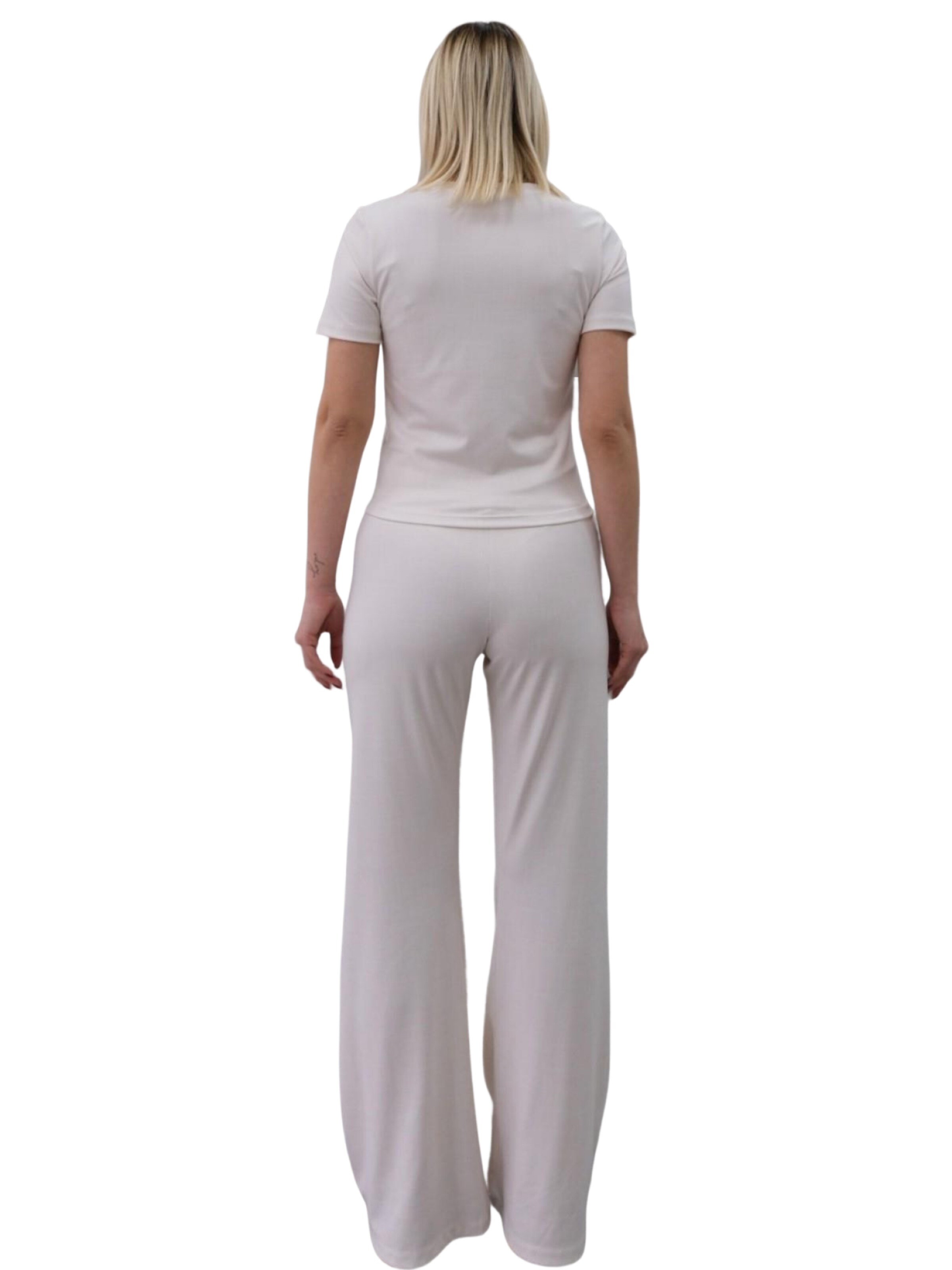 C&City Flared Broek in Beige