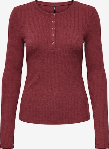 ONLY Tričko 'ONLLINEA' - Červená: predná strana