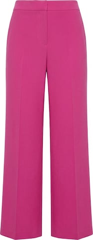 Guido Maria Kretschmer Curvy Wide Leg Suorat housut 'Jana' värissä vaaleanpunainen: etupuoli