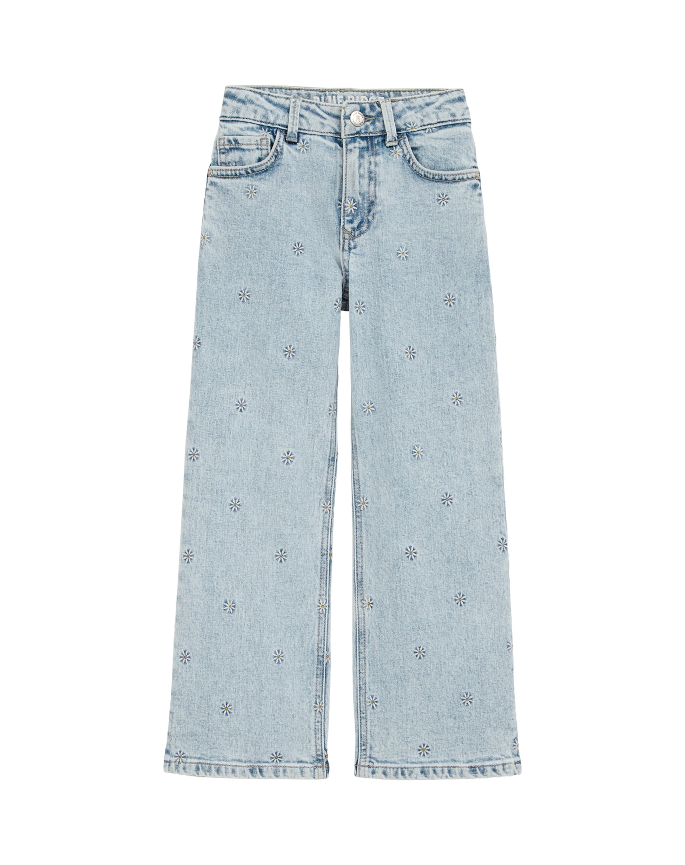 Wide leg Jeans di WE Fashion in blu: frontale