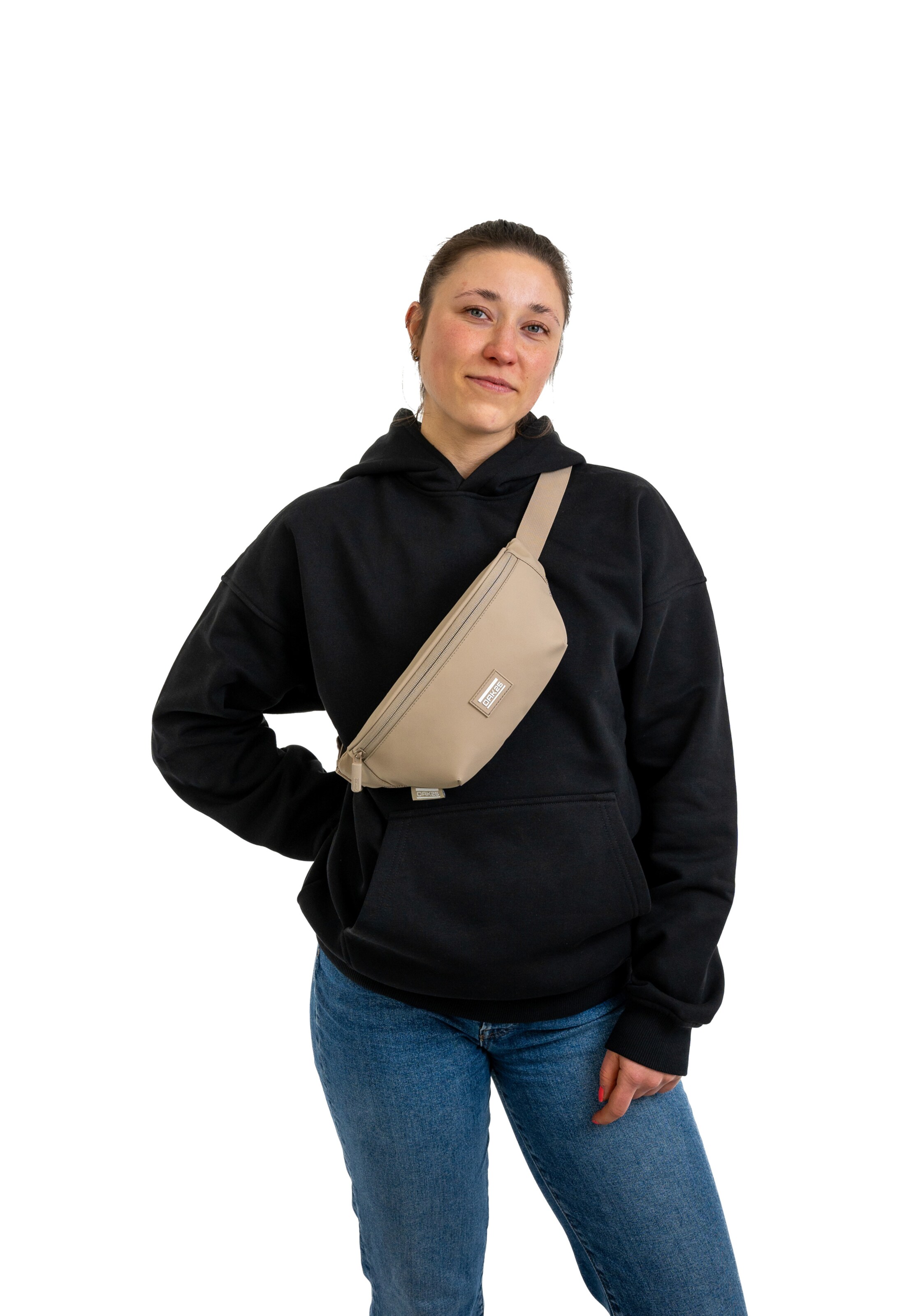 OAK25 Чанта за кръста 'Everyday Sling' в бежово: отпред