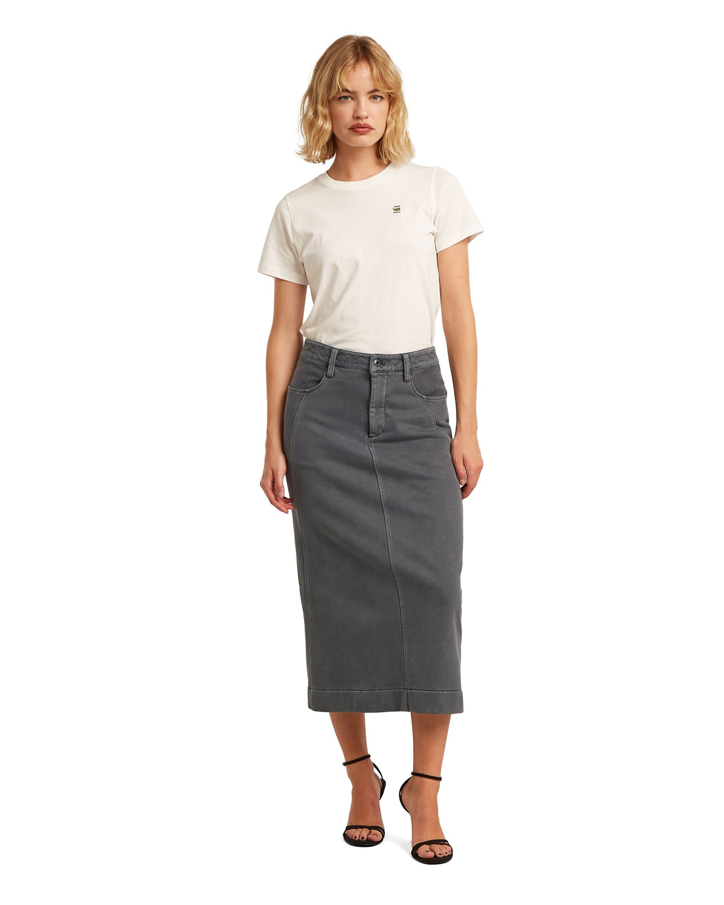 G-STAR Rok 'Washed Midi Sweater ' in Grijs