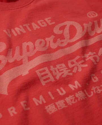 T-Shirt Superdry en rouge