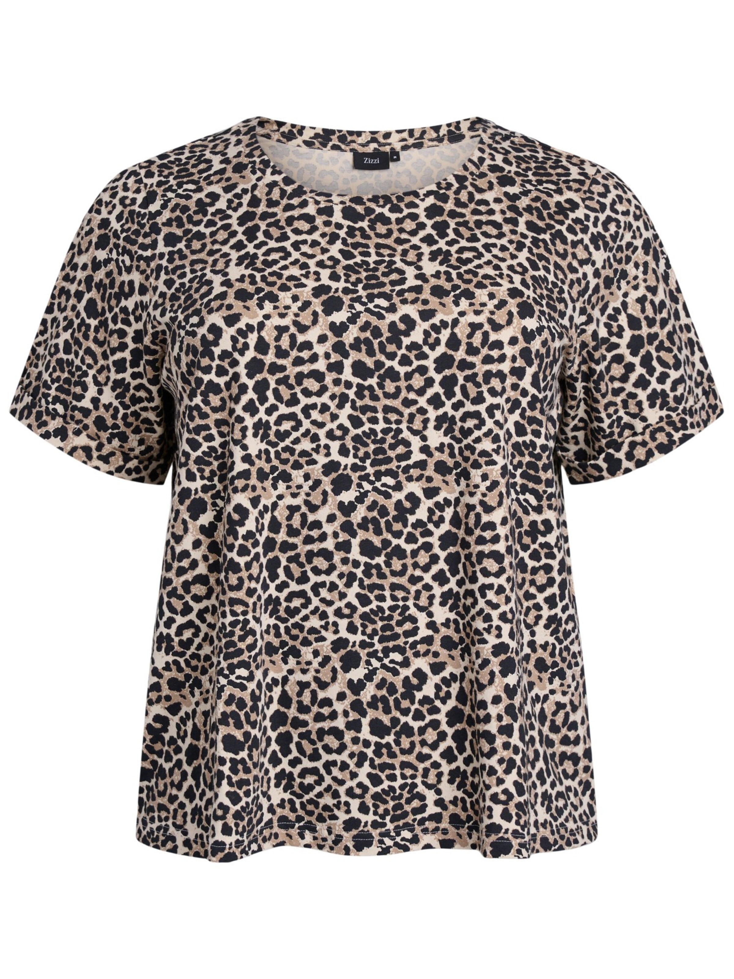 Zizzi Футболка 'WILMA' в Коричневый: спереди