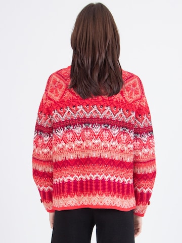 IVKO Knit Cardigan in Red