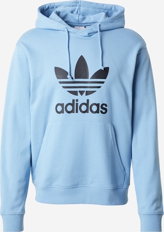 ADIDAS ORIGINALS Sweatshirt 'Adicolor Classics Trefoil' in Blau: Vorderseite