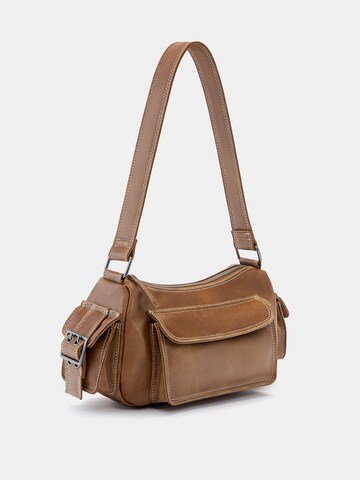 Borsa a spalla di Pull&Bear in marrone