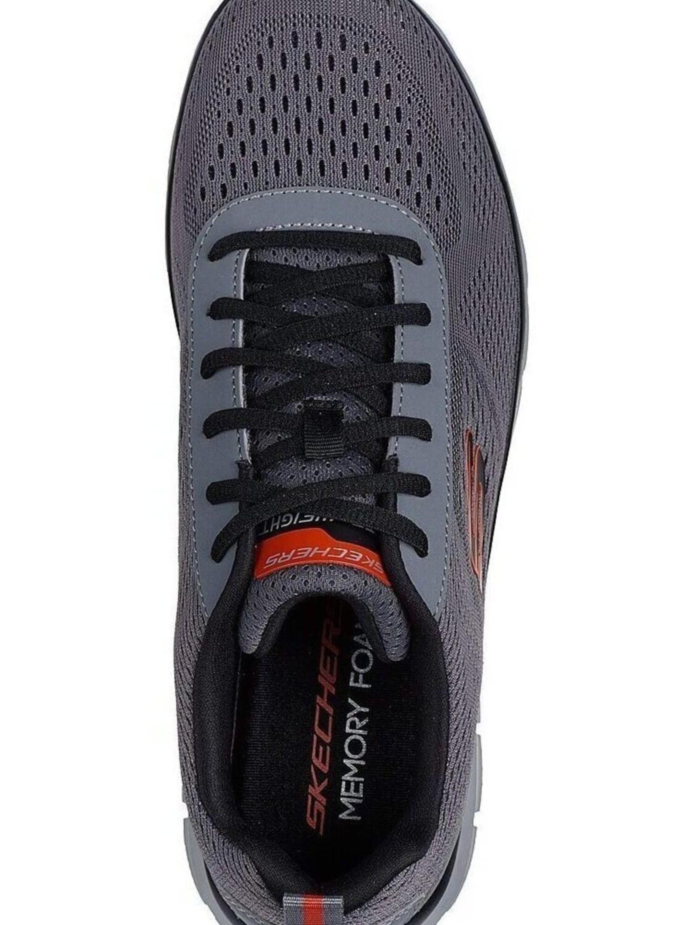 SKECHERS Rövid szárú sportcipők 'Leshur' - szürke