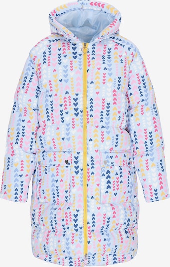 MYMO Välikausitakki 'Outerwear' värissä vaaleansininen / monivärinen, Tuotenäkymä