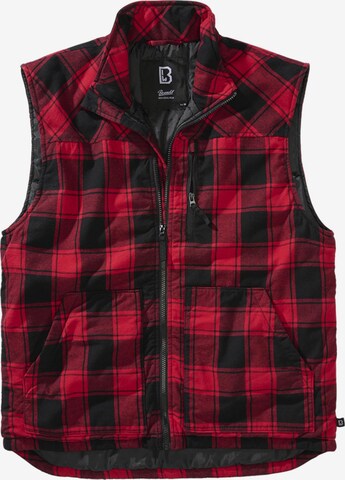 Gilet di Brandit in rosso: frontale