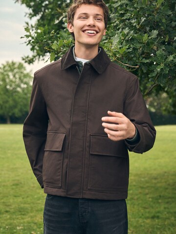 Next Between-season jacket in Brown: front