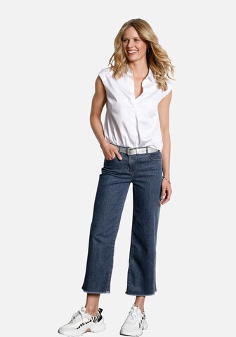 DAY.LIKE Wide leg Jeans in Blue: front