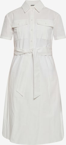 DreiMaster Vintage Shirt Dress in White: front