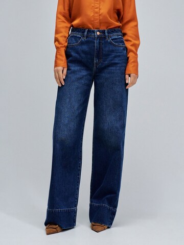 Salsa Jeans Wide leg Jeans in Blauw: voorkant