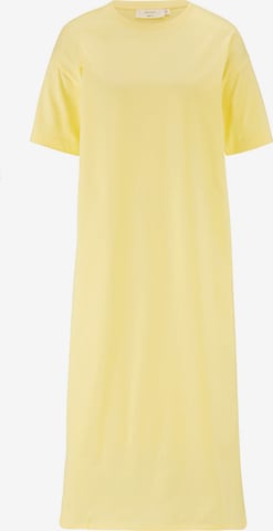 hessnatur Sukienka w kolorze żółty: przód