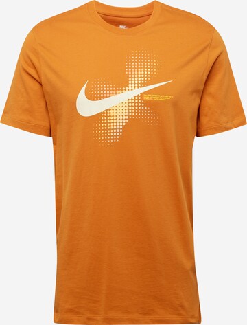 T-Shirt 'SWOOSH' Nike Sportswear en orange : devant