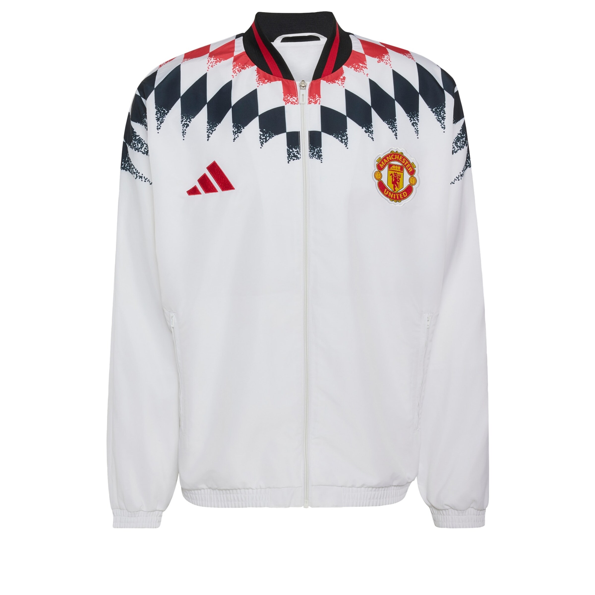 ADIDAS PERFORMANCE - Chaqueta de chándal 'Manchester United Stadium' en blanco: frente
