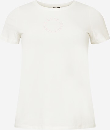 Vero Moda Curve Shirt 'SANDRA' in Wit: voorkant