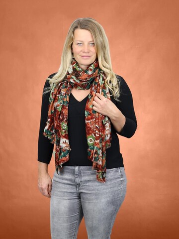 COLLEZIONE ALESSANDRO Scarf 'Olivia' in Red