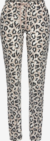 LASCANA Pyjamahose in Weiß: Vorderseite