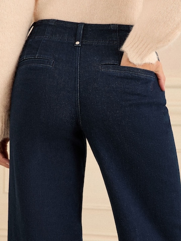 Wide Leg Jean love & roses en bleu