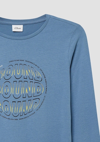 T-Shirt s.Oliver en bleu