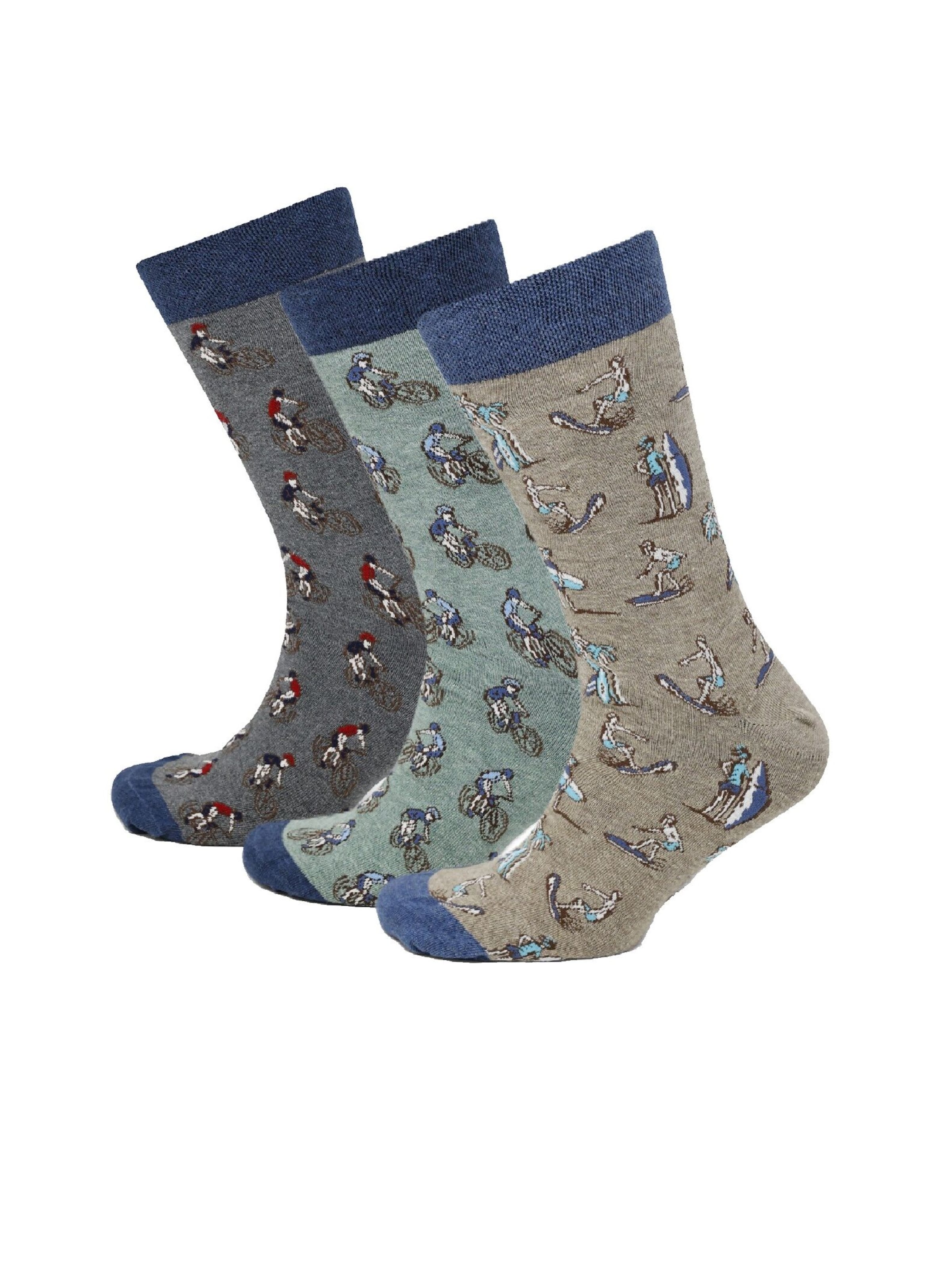 Real Guys Socks in Mixed colours: front