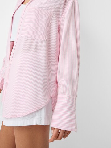 Bershka Bluse in Pink