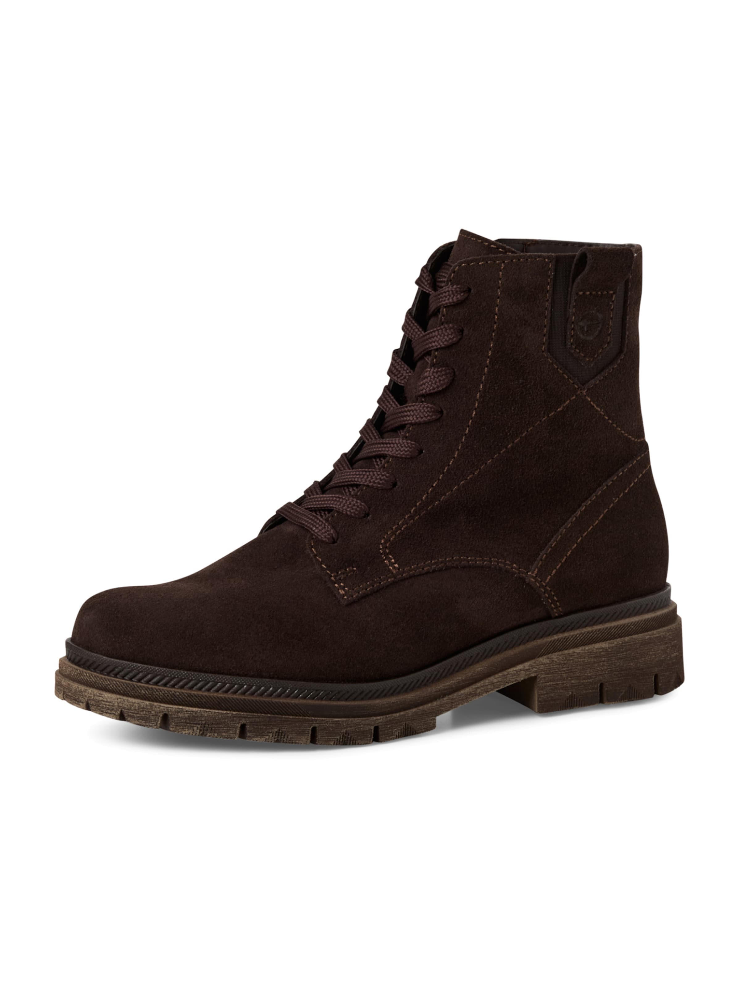 Tamaris Lace-Up Ankle Boots in Dark brown, Item view