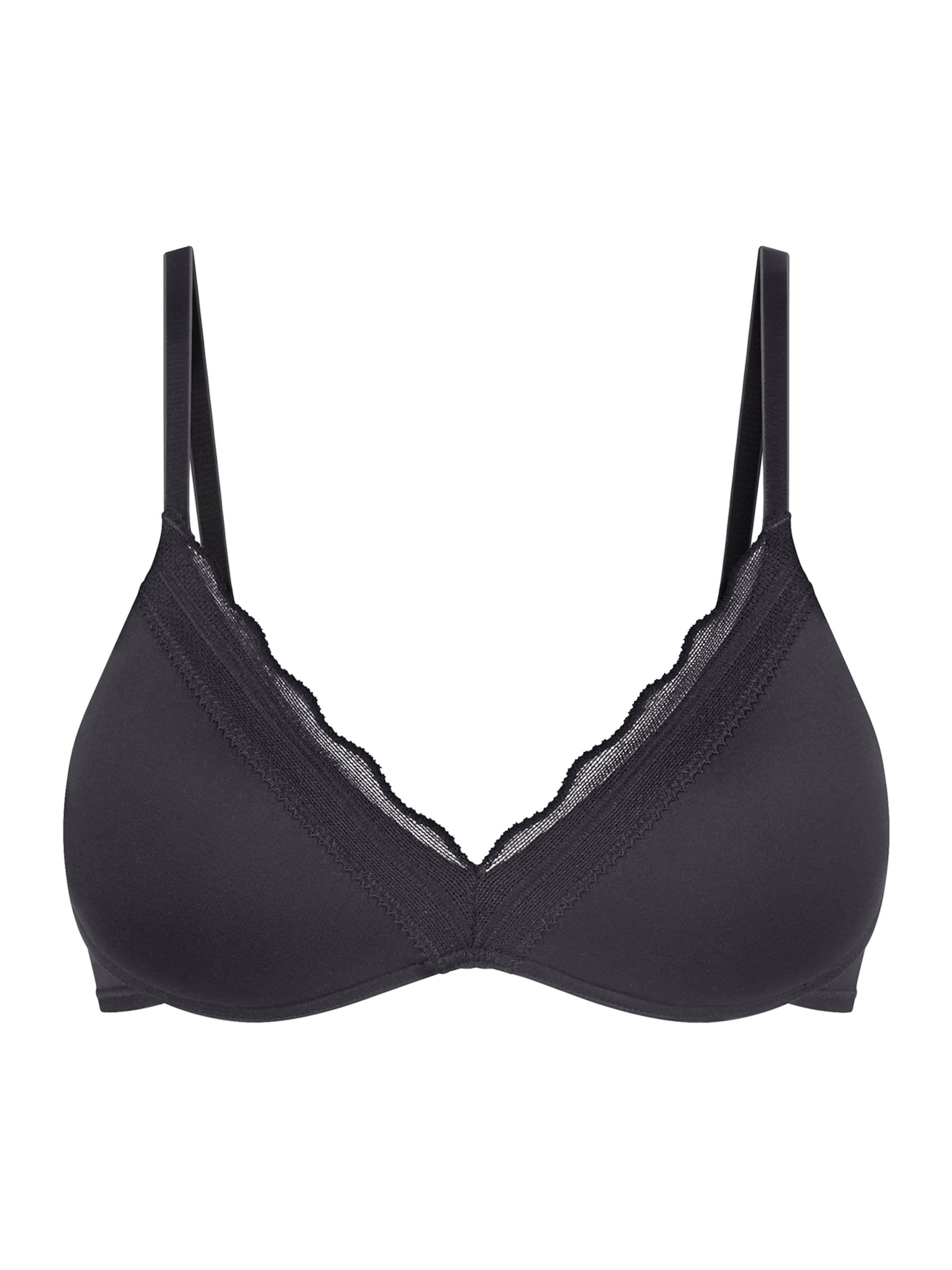SLOGGI BH ' Blue GO Blush ' in Zwart: voorkant