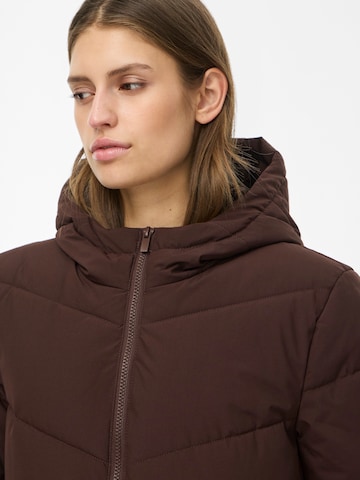 VILA Winter coat 'VILAVENDER' in Brown