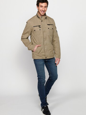 KOROSHI Between-Season Jacket in Brown