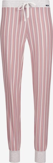 Skiny Spodnie od piżamy w kolorze błękitny / różowy pudrowy / białym, Podgląd produktu