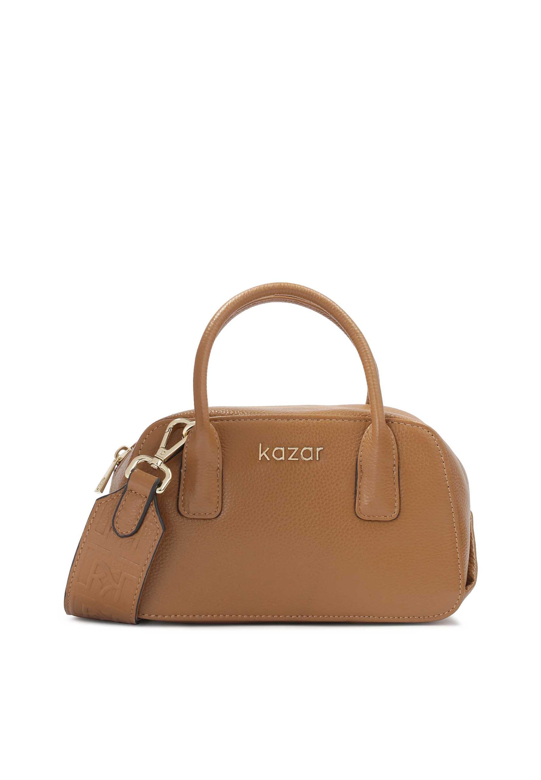 Kazar Håndtaske i brun: forside