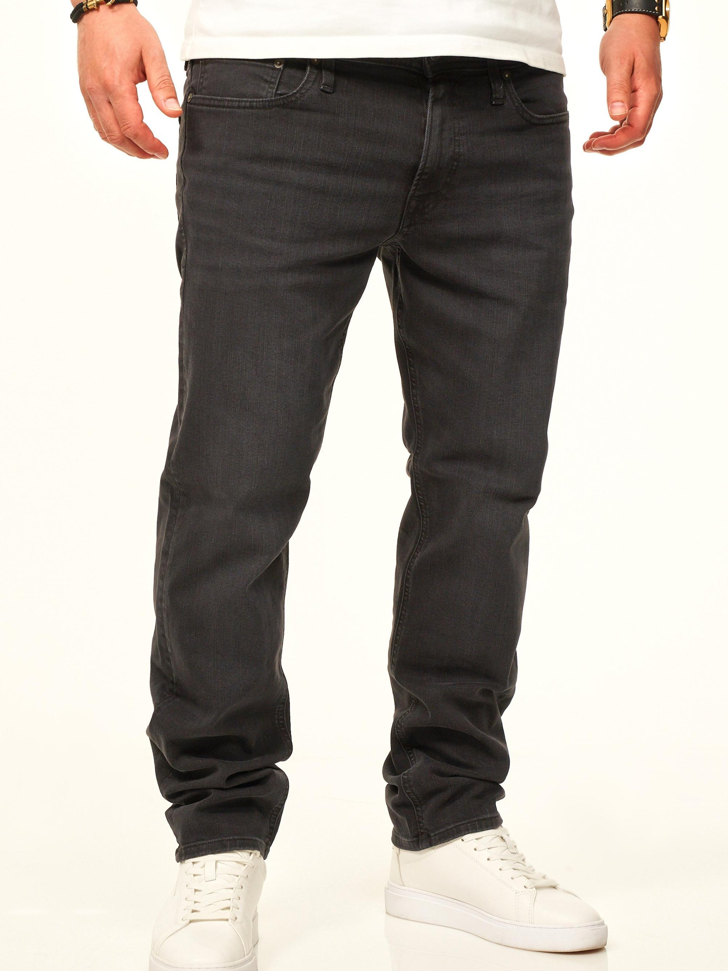 JACK & JONES Tapered Jeans in Black
