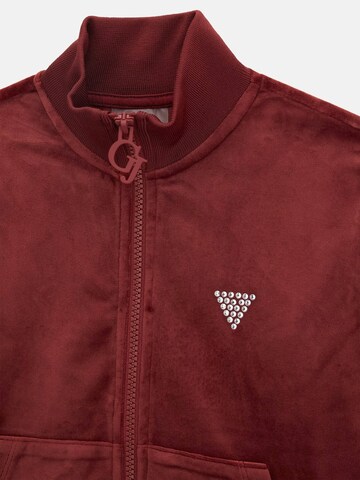 GUESS Sweatjacke in Rot
