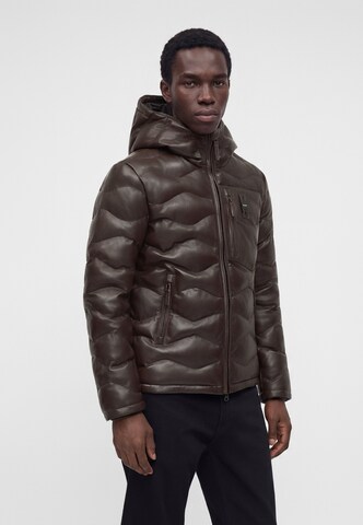 Blauer.USA Winter jacket in Brown: front