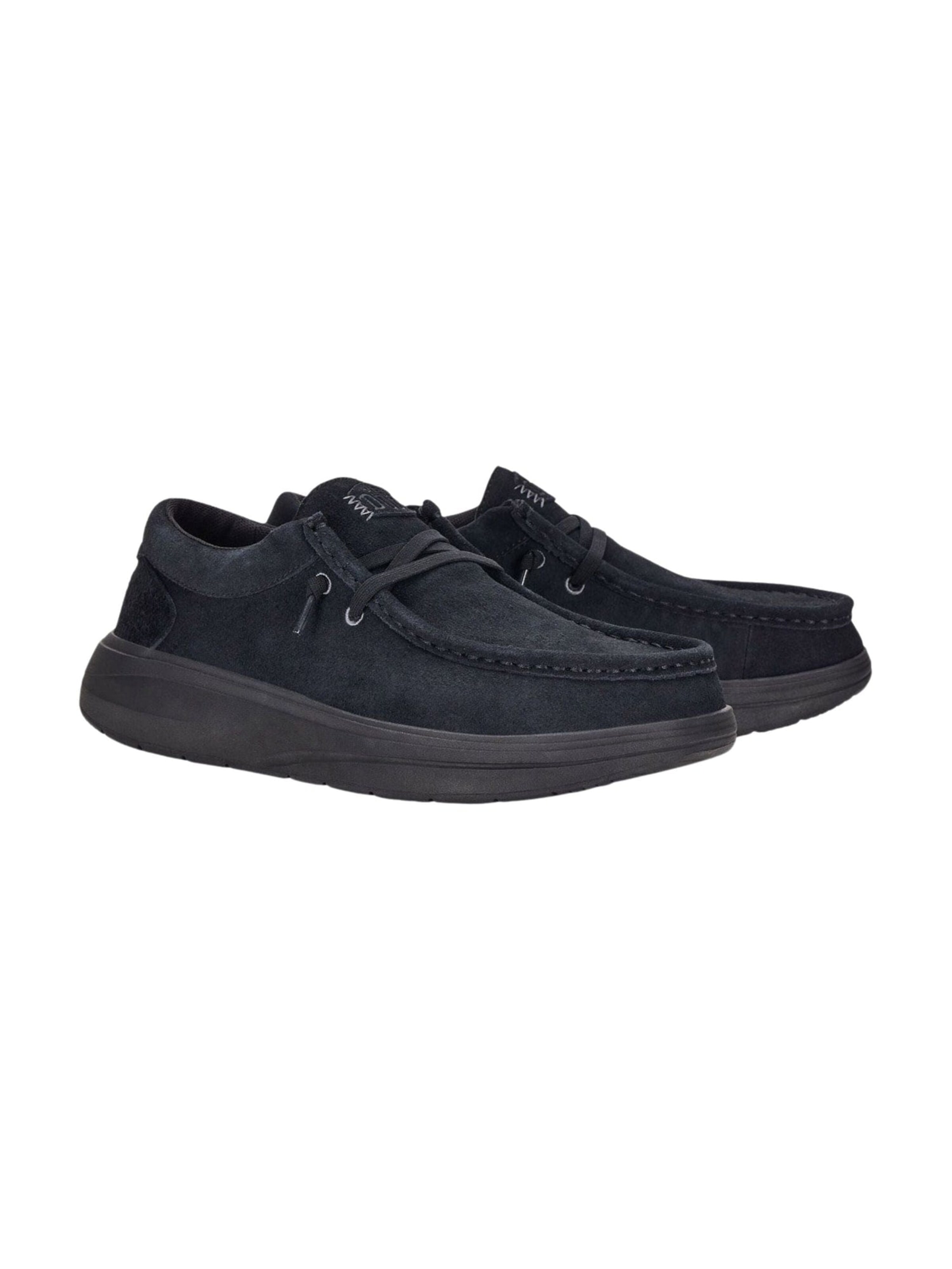 HEY DUDE Moccasins 'Wally COMF Suede' in Black