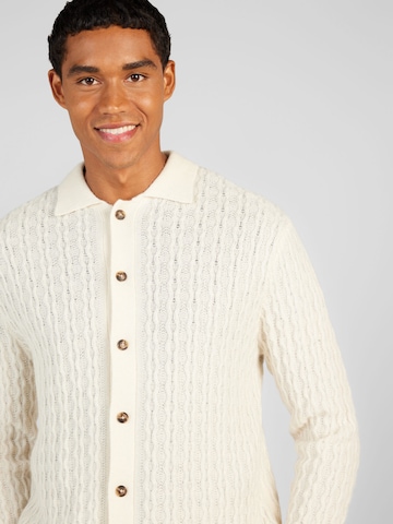 Les Deux Knit Cardigan 'Garret' in Beige