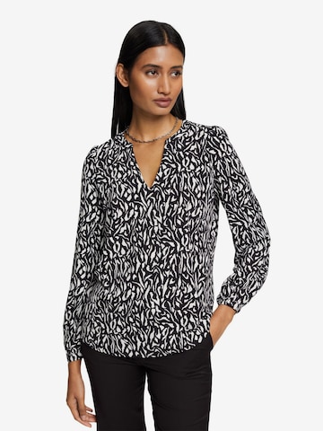 ESPRIT - Blusa en negro: frente