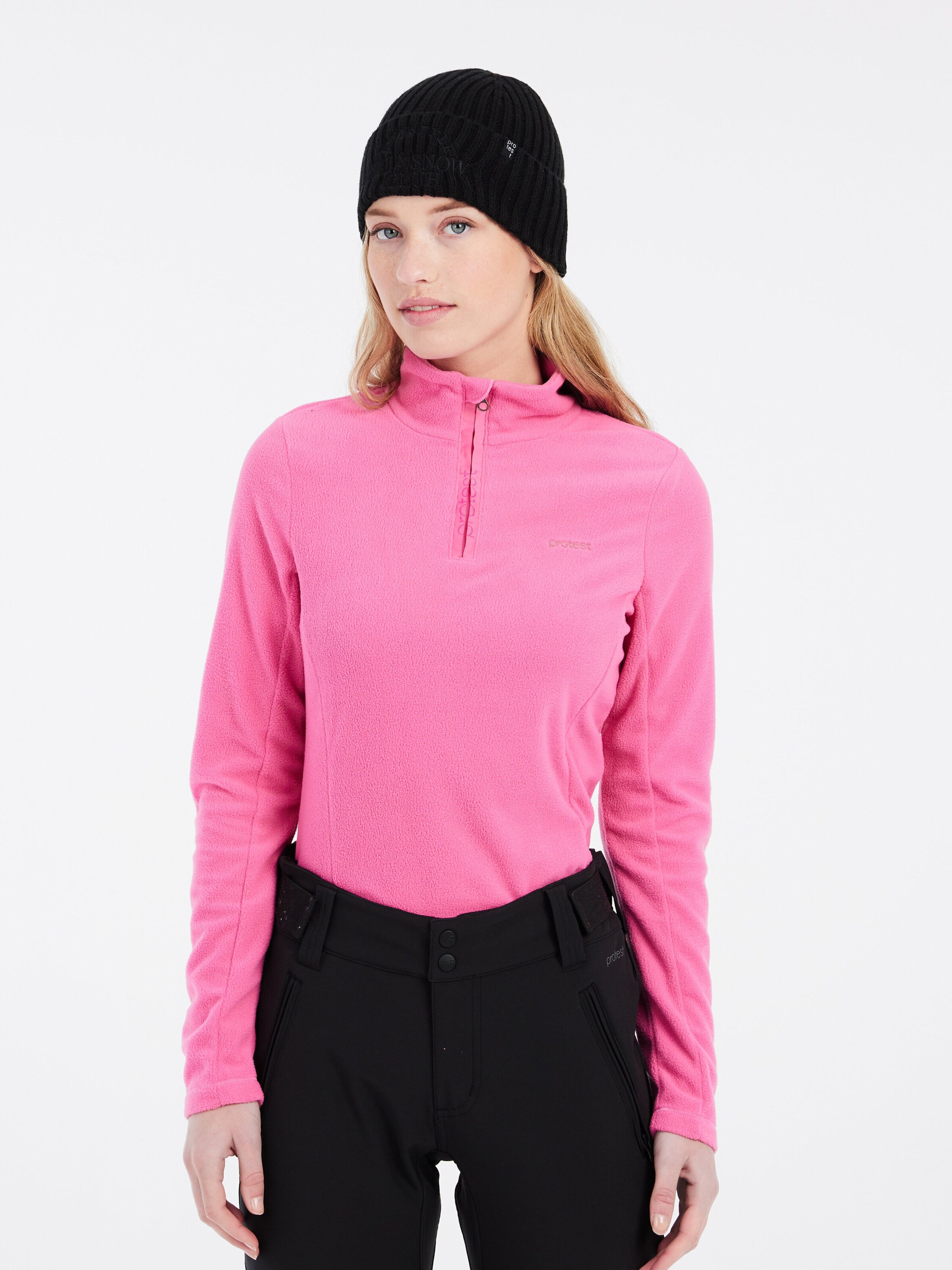 PROTEST Athletic Sweatshirt 'MUTEZ' in Pink: front