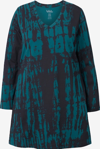 T-shirt Ulla Popken en bleu : devant