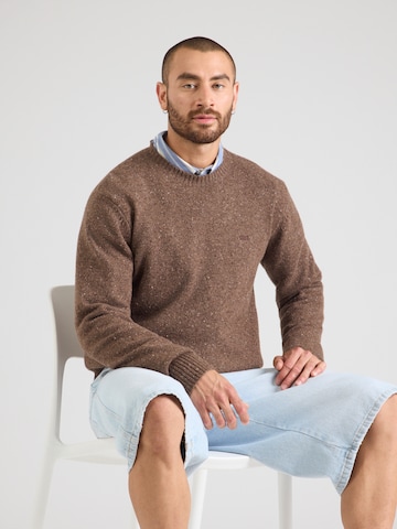 LEVI'S ® Sweater 'Original Housemark' in Brown: front