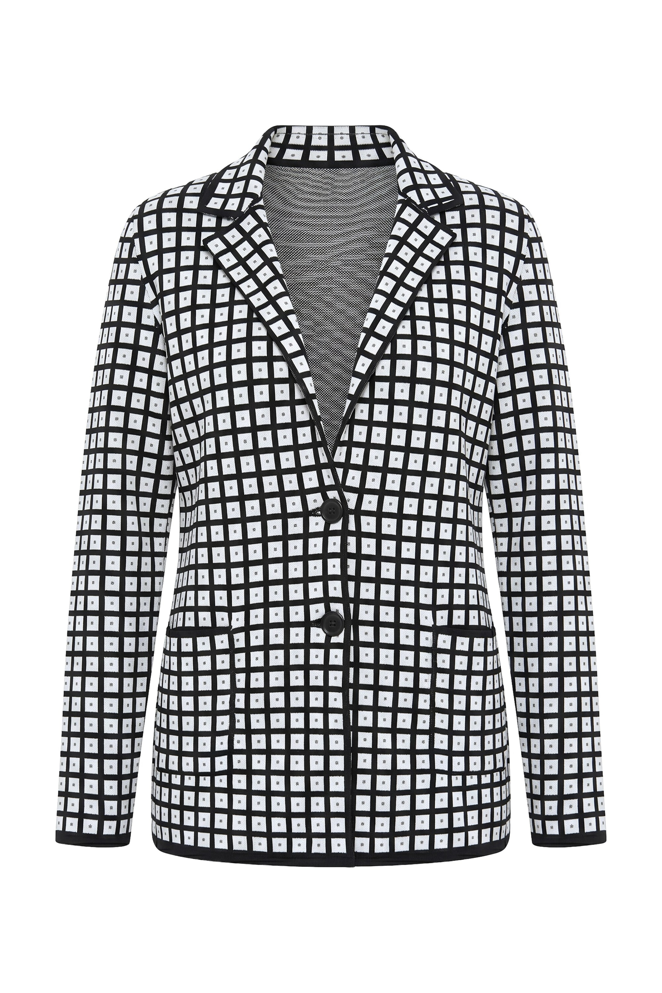 Ulla Popken Blazers in Wit: voorkant
