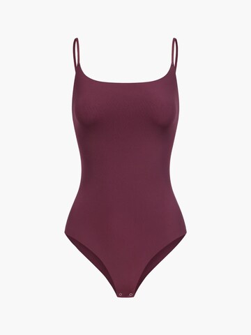 creamy Shapingbody 'Cami' in Rot: Vorderseite