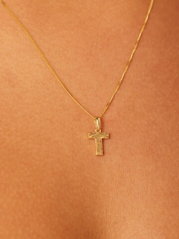 Lucardi Pendant 'Klassisch' in Gold: front